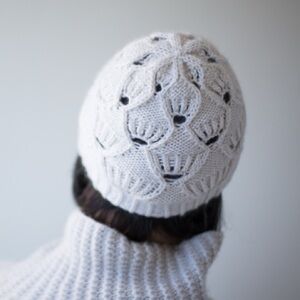 White Knit Luxurious Beanie
